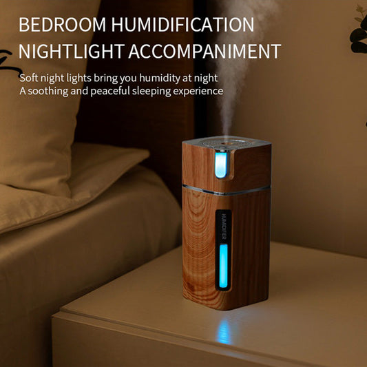 Ultrasonic Air Humidifier USB Mini Mist Maker LED Light