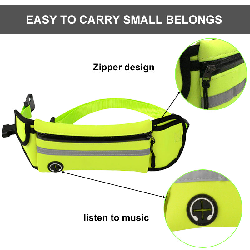 Pet Waist Bag Sports Traction Rope Reflective Waterproof