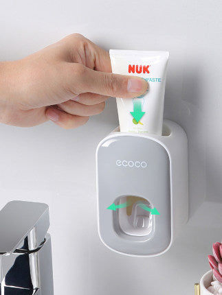 Wall Mounted Automatic Toothpaste Holder For Bathroom