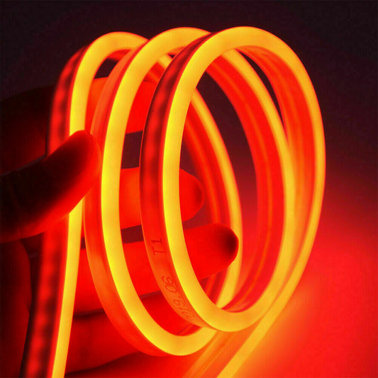 220V LED Neon Flex Rope Strip Red colour Light Sign Outdoor Waterproof