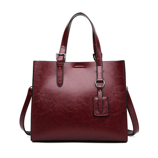 PU Leather Fashion Solid Color Women's Messenger Bag