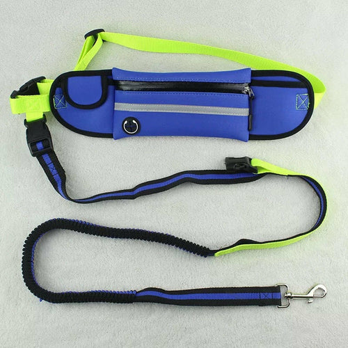 Pet Waist Bag Sports Traction Rope Reflective Waterproof