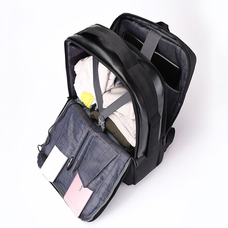 Business Backpack For Men Large Capacity USB Charging Bag Male