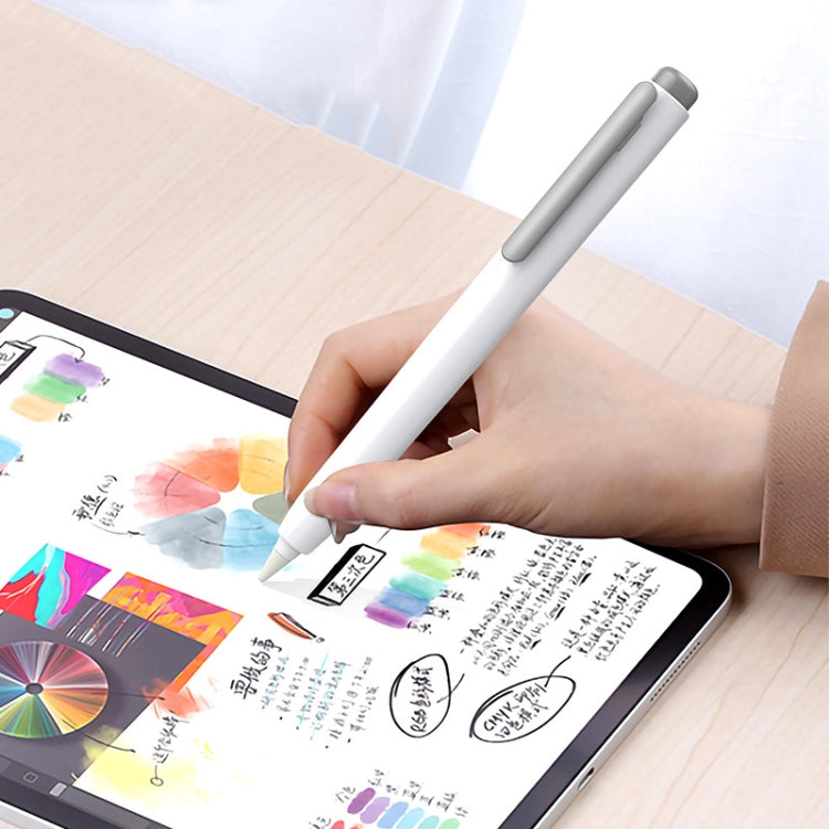 Automatic Retractable Stylus Pen Case For Apple Pencil 1(Gray)