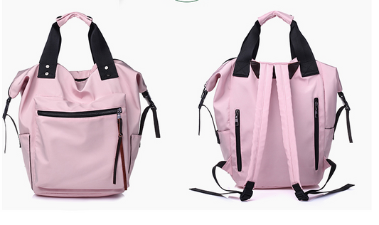 Fashion Nylon Waterproof Backpack Women Large Capacity Schoolbags