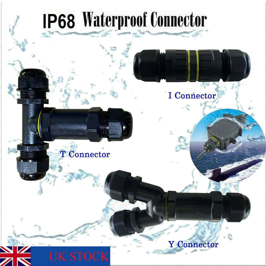 Waterproof Electrical Junction Box Cable Connector Wire IP68 UK~3556