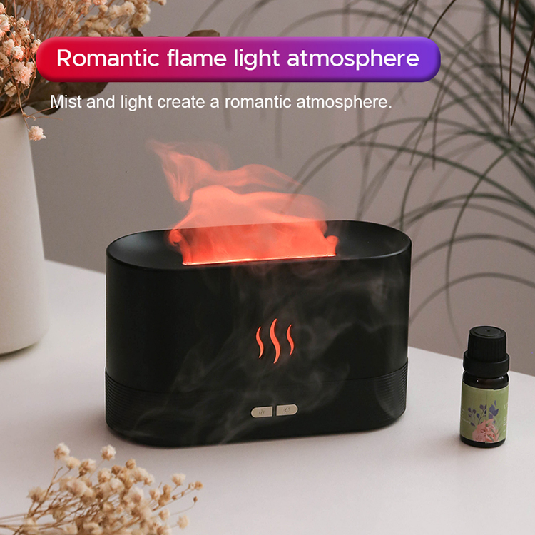 Colorful Flame Air Humidifier USB Aroma Diffuser