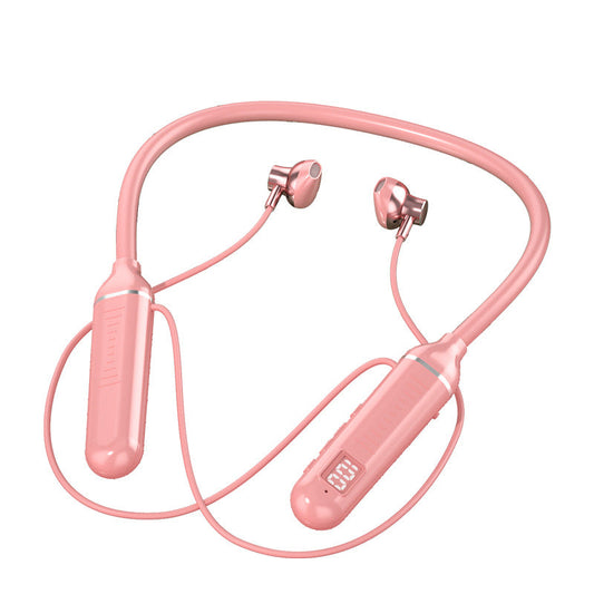Neck-worn Wireless Bluetooth Headset With Display Function