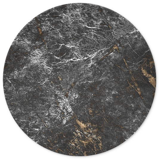 Wall circle marble black - best value collection - 3 sizes