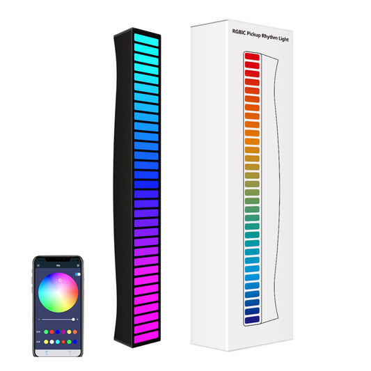 RGBIC-Sprachsteuerung, magische Farbmusik-Tonabnehmerlampe für TV-Ständer