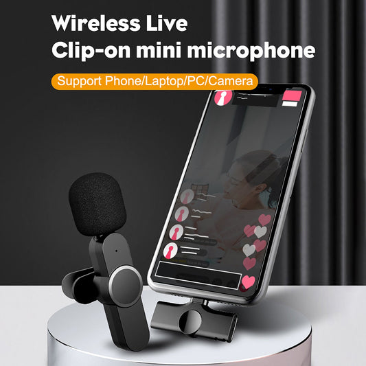 Drahtloser Lavalier-Mikrofon-Ansteckclip für Android-Telefone
