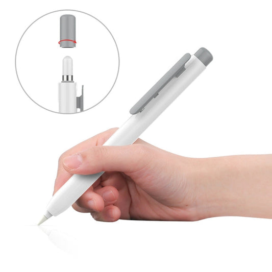 حافظة قلم قابلة للسحب تلقائيًا لقلم Apple 1 (رمادي)